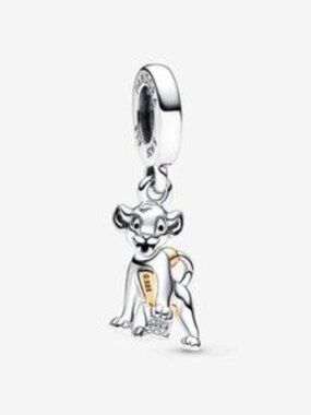 Authentic Pandora Disney 100th Anniversary Simba Lab-Grown Diamond Dangle Charm